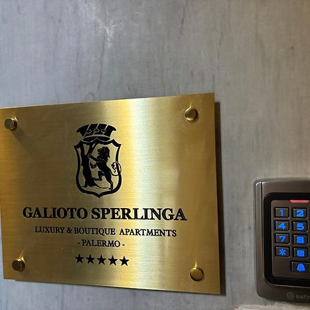 Galioto Sperlinga Luxury Boutique Apartments Palerme Extérieur photo